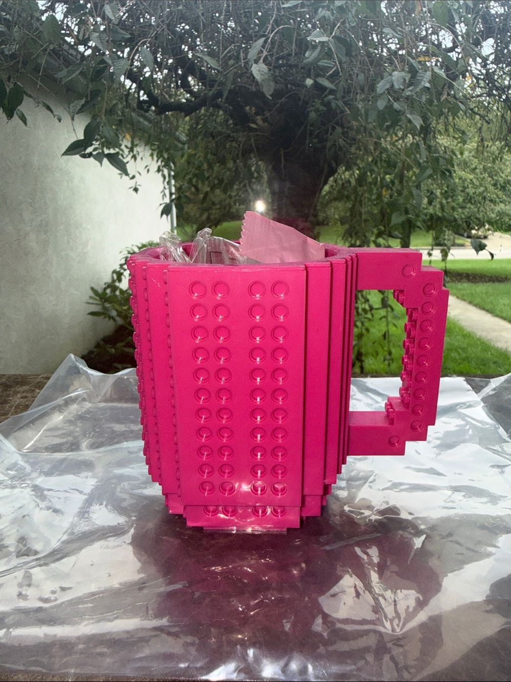 Build-On Brick Lego-Compatible Novelty Mug